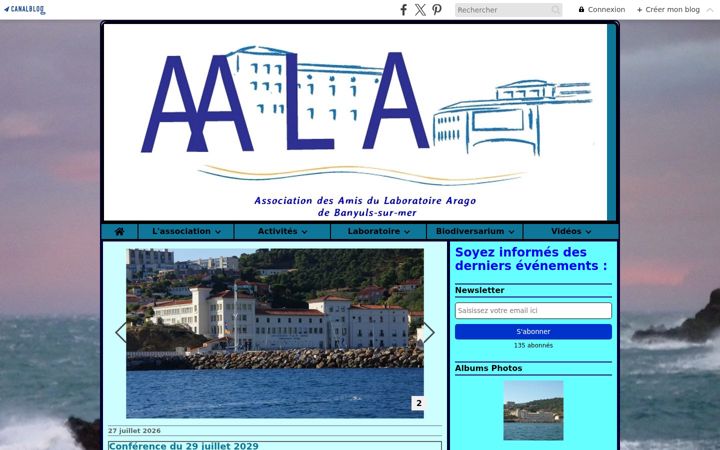 Screenshot of amislaboarago.fr