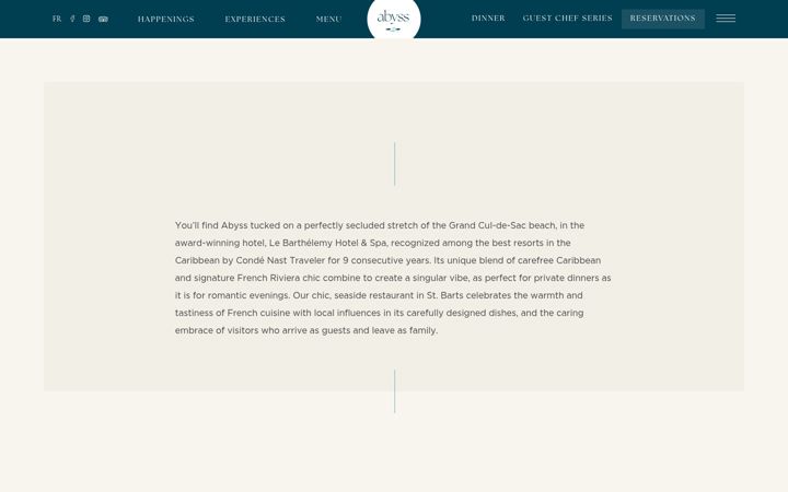 Screenshot of amisrestaurant.com