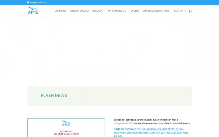 Screenshot of amisrifiuti.it
