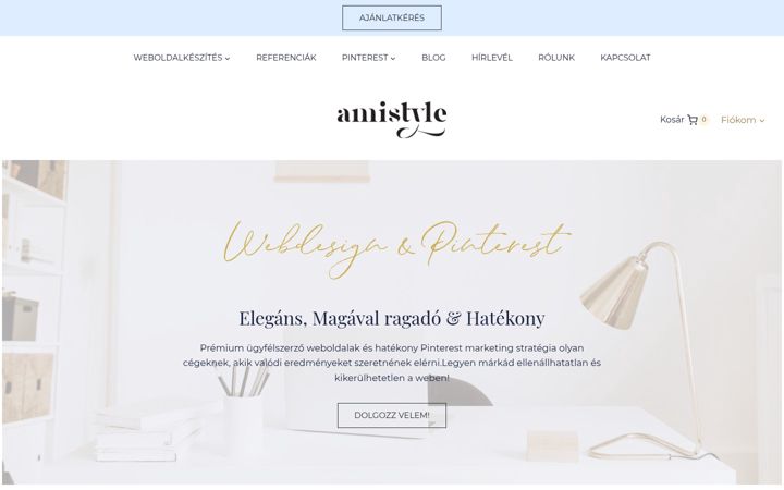 Screenshot of amistyle.hu