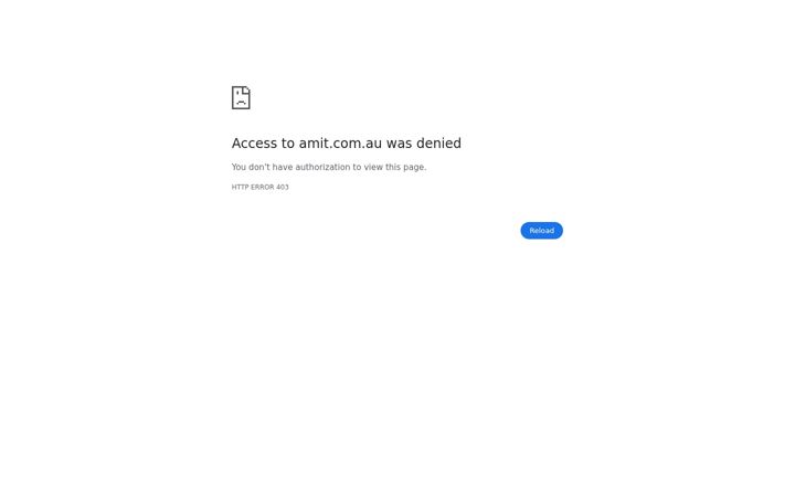 Screenshot of amit.com.au