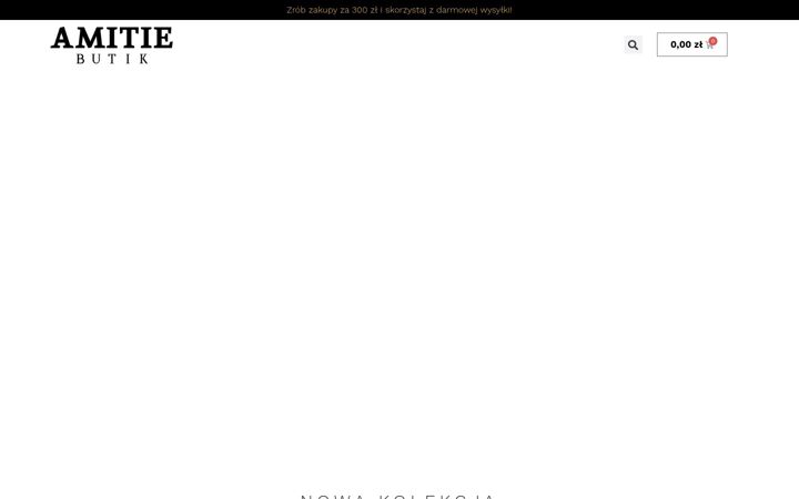 Screenshot of amitiebutik.pl