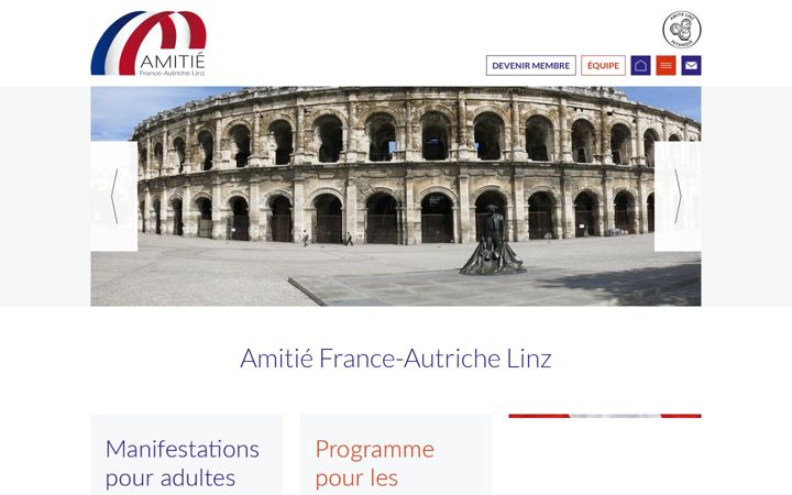 Screenshot of amitielinz.at