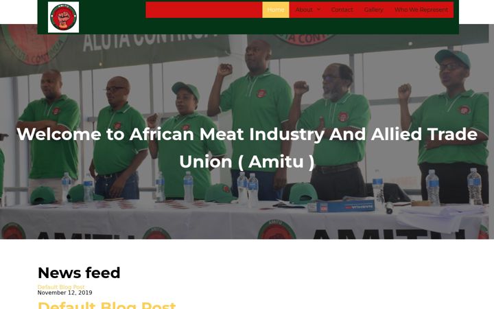 Screenshot of amitu.co.za