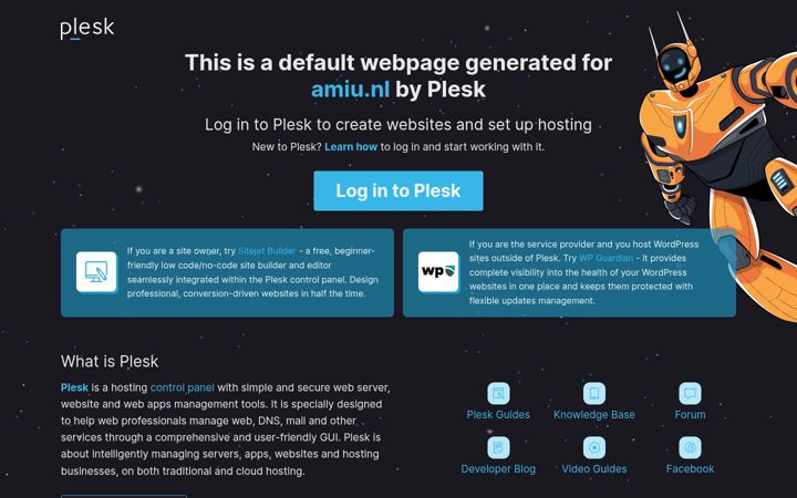 Screenshot of amiu.nl