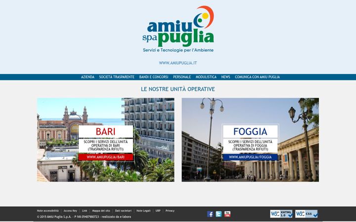 Screenshot of amiupuglia.it