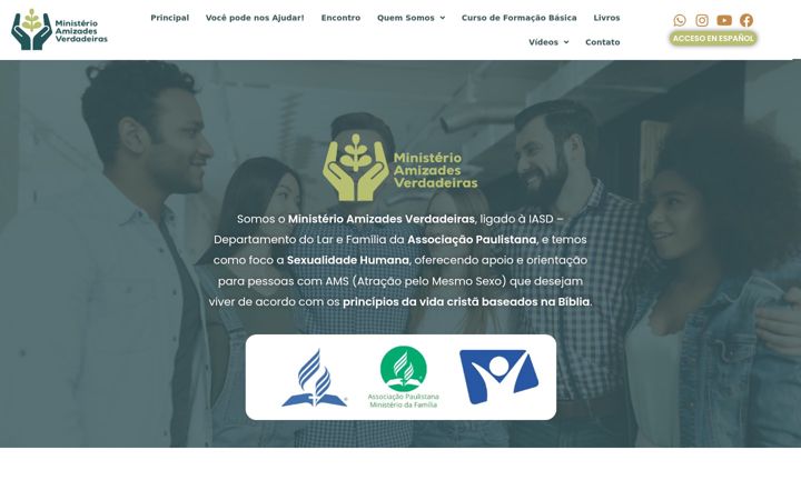 Screenshot van amizadesverdadeiras.com.br