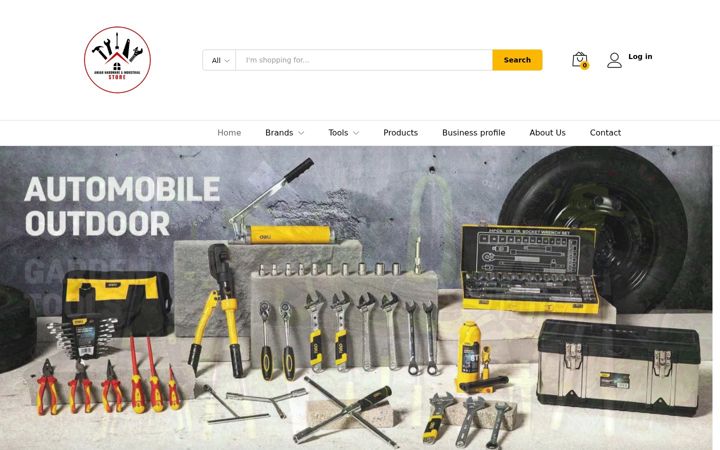 Screenshot of amjadhardware.com