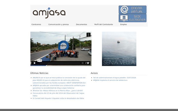 Screenshot of amjasa.com