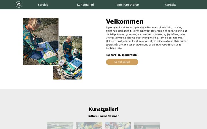 Screenshot of amjohansen.dk