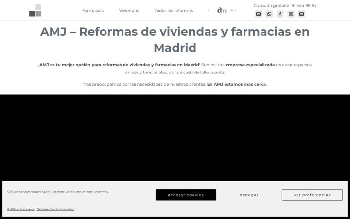 Screenshot of amjproyectos.es