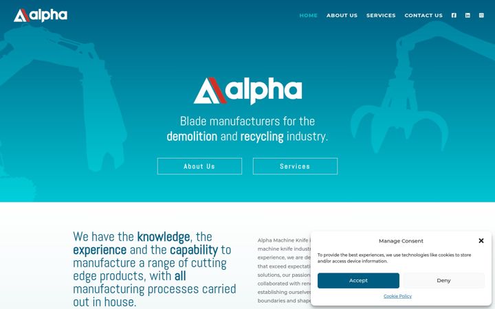 Screenshot of amkco.co.uk