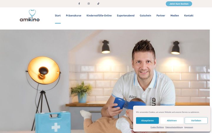 Screenshot di amkino.de
