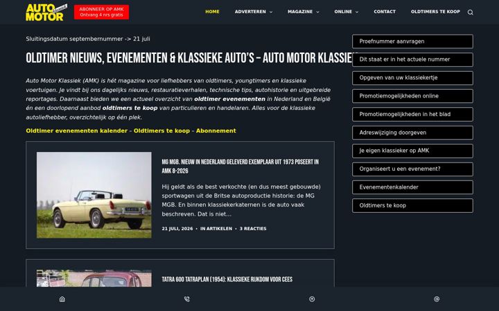 Screenshot of amklassiek.nl