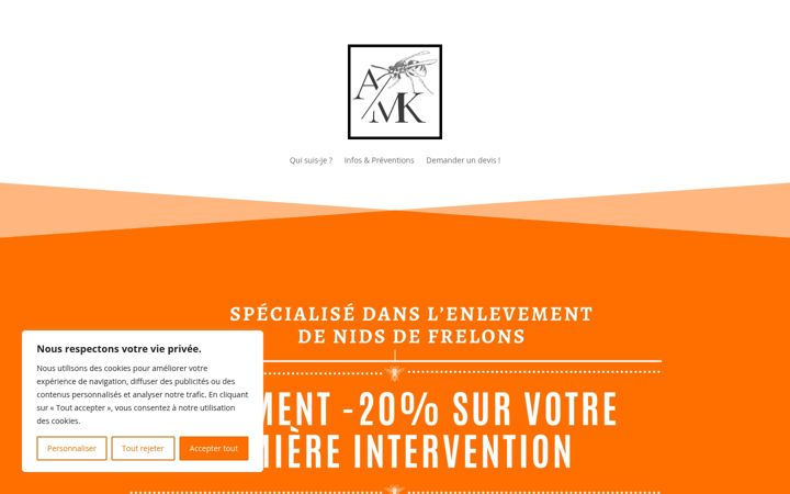 Screenshot of amknuisible.com
