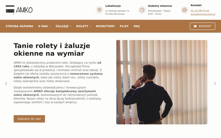 Snímek obrazovky amkorolety.pl