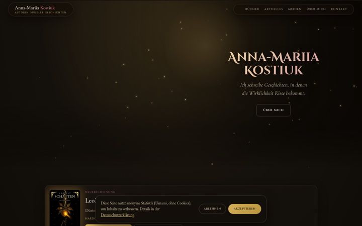 Screenshot of amkostiuk.de