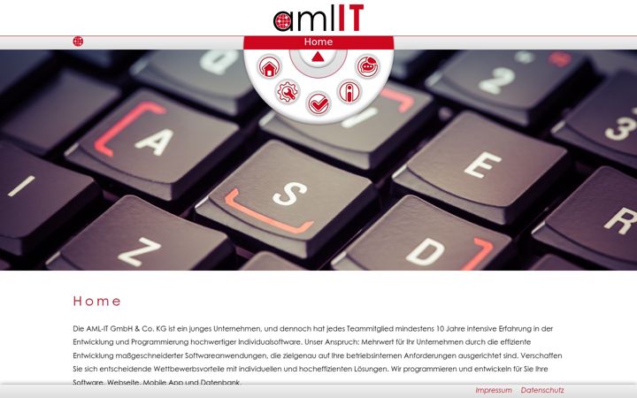Skærmbillede af aml-it.de
