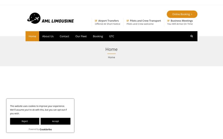 Screenshot of aml-limousine.com
