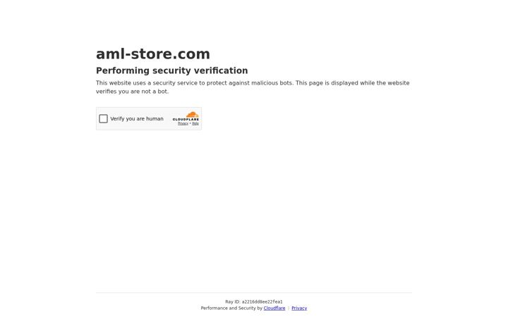 Screenshot of aml-store.com