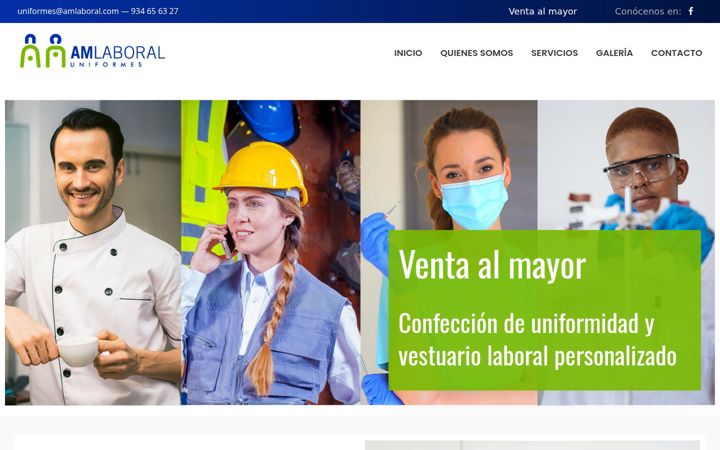 Screenshot of amlaboral.com