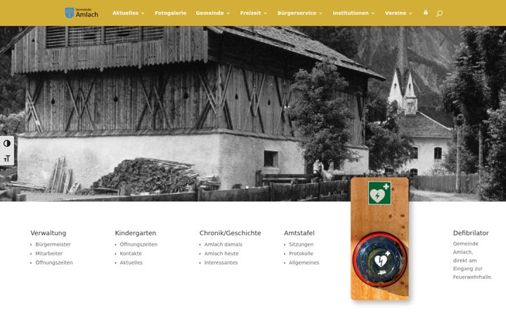 Screenshot di amlach.net