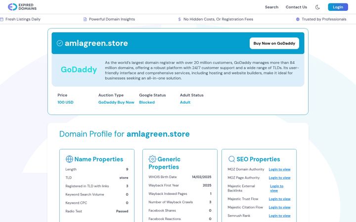 Screenshot of amlagreen.store
