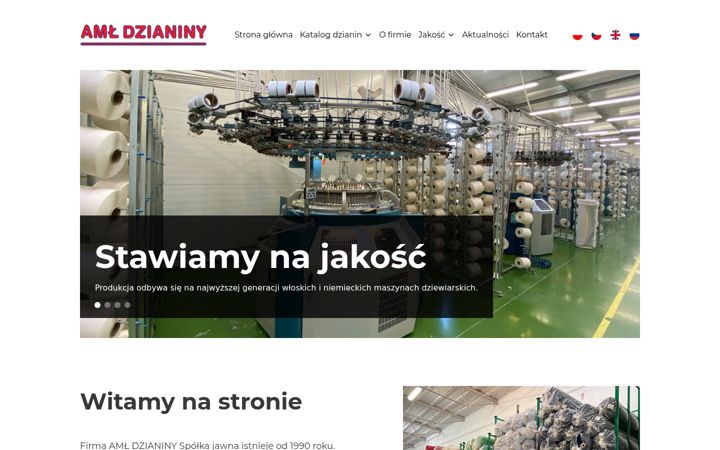 Screenshot of amldzianiny.pl