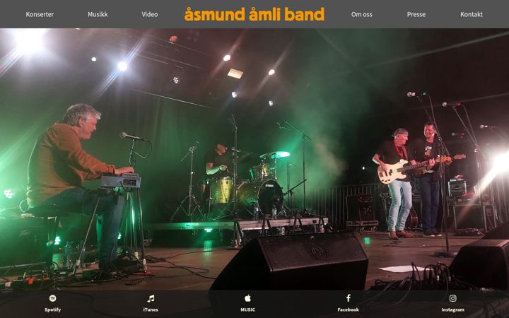 Screenshot of amliband.no