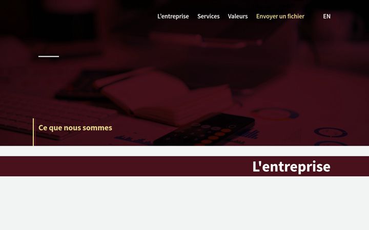 Screenshot of amlkcomptabilite.com