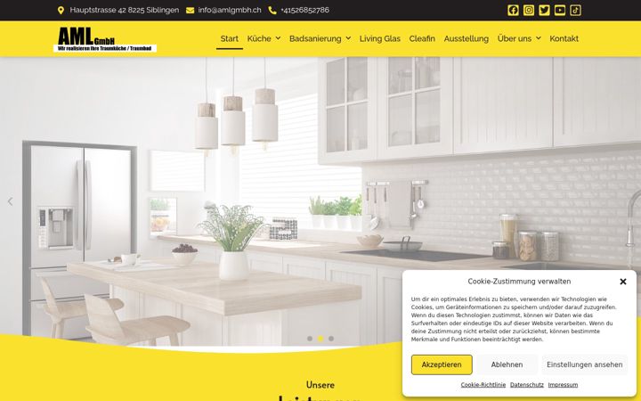 Screenshot of amlkuechen.ch