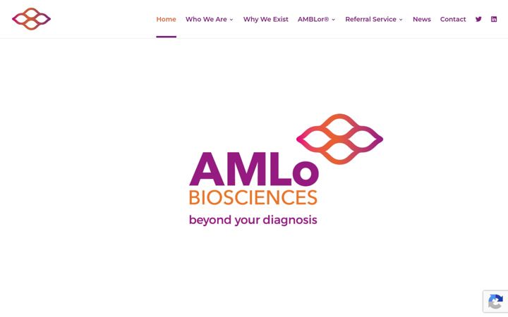 Screenshot of amlo-biosciences.com