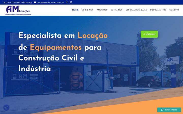 Screenshot van amlocacoes.com.br