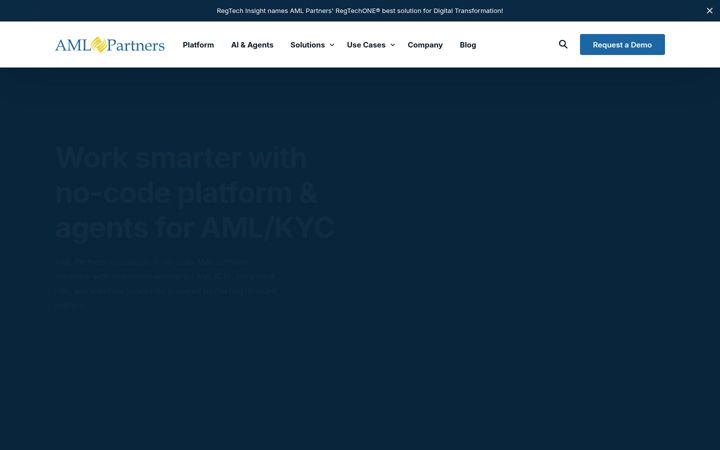 Screenshot of amlpartners.com