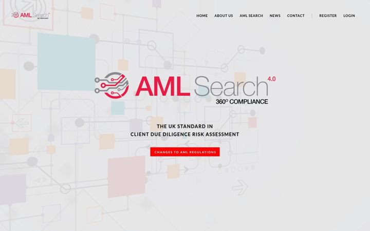 Screenshot of amlsearch.com