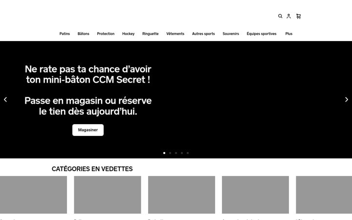 Screenshot of amlsports.ca