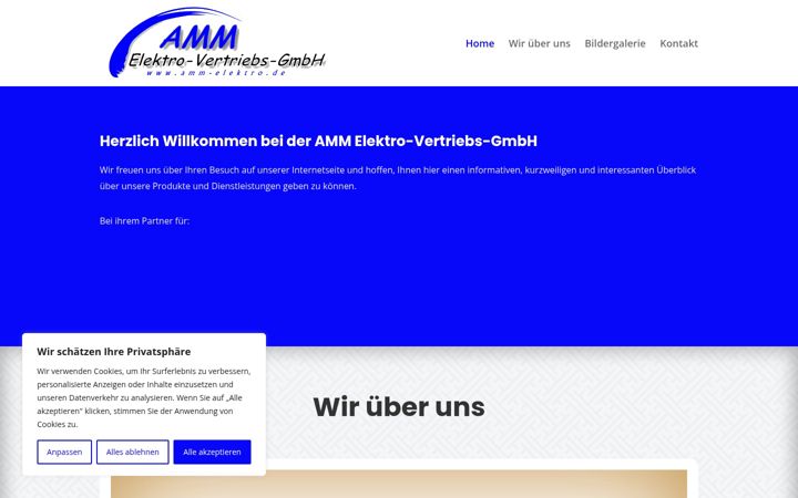 Screenshot of amm-elektro.de