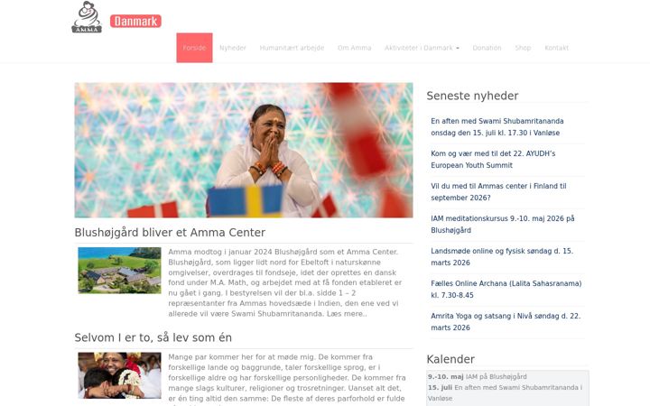 Screenshot of amma-danmark.dk