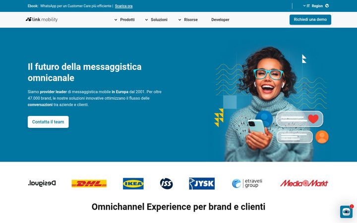 Kuvakaappaus sivustosta ammadv.it