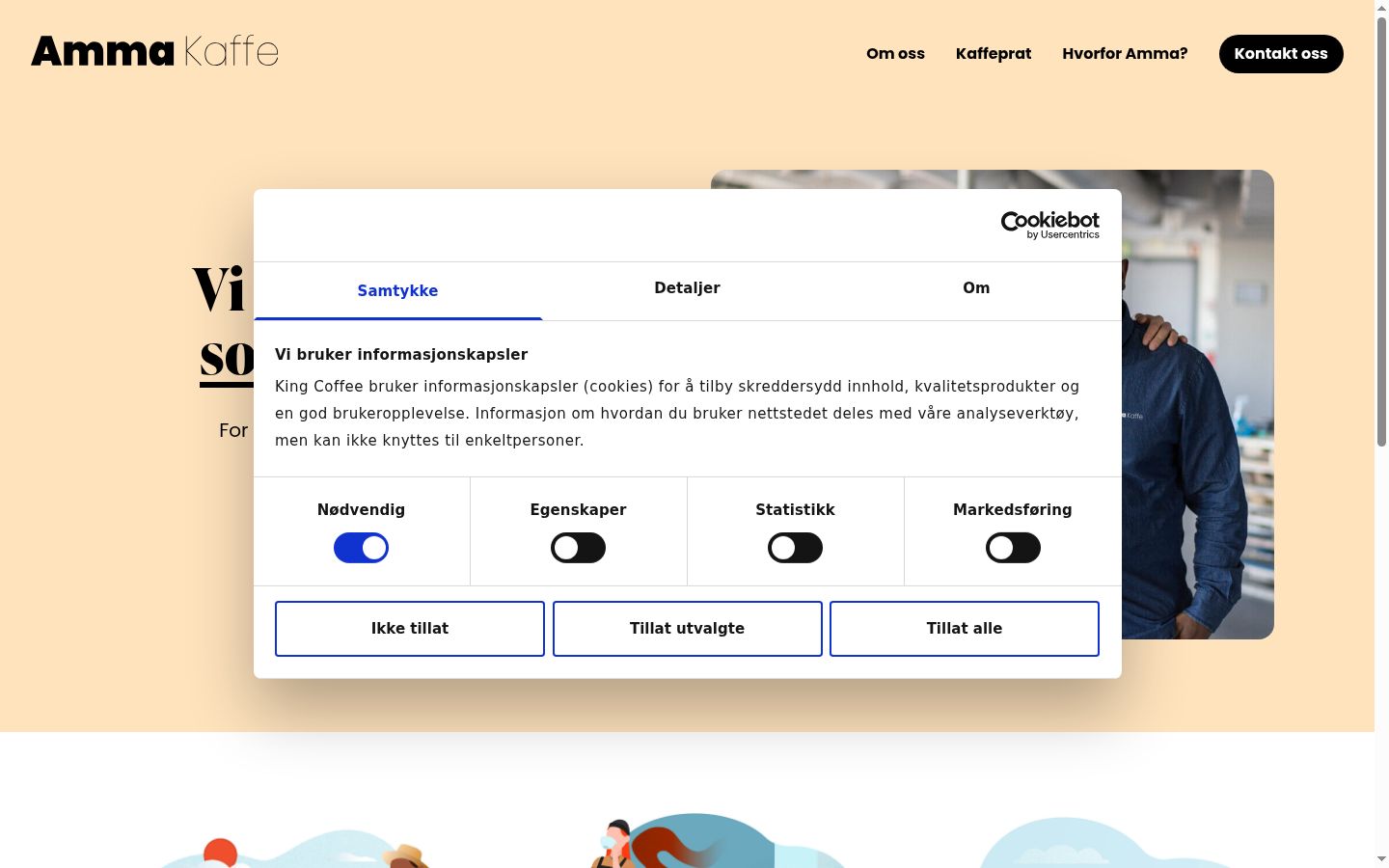 Snímka obrazovky banera súhlasu zobrazeného pred akoukoľvek interakciou