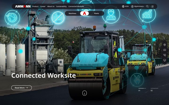 Screenshot of ammann.cn