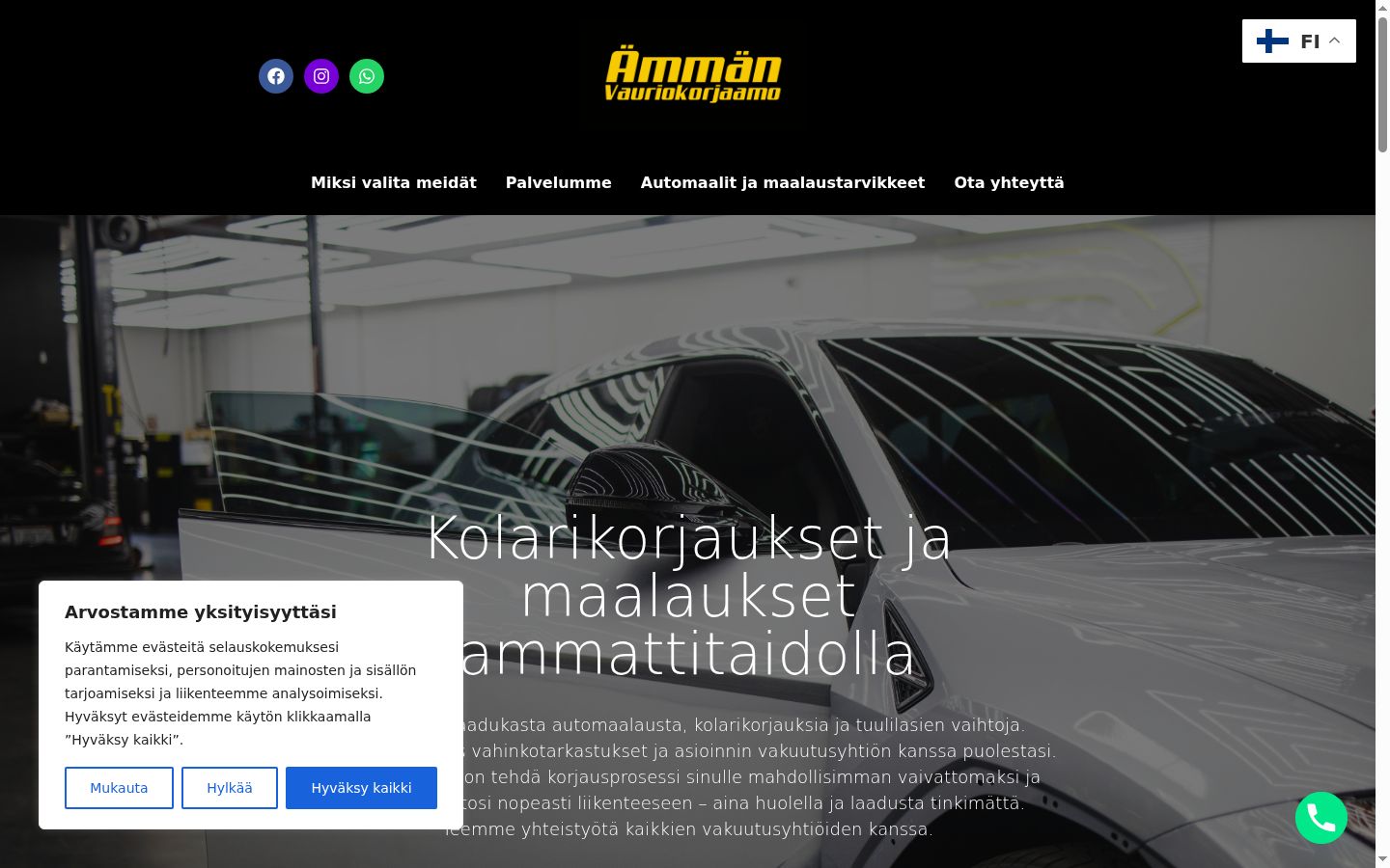 Sutikimo reklamjuostės, rodytos prieš bet kokią sąveiką, ekrano kopija