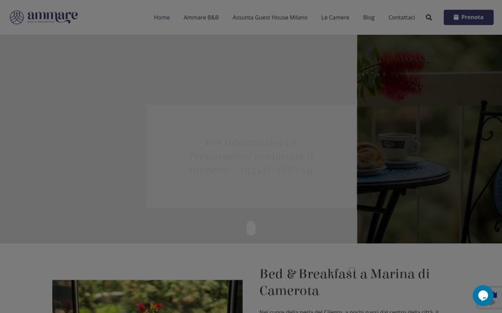 Screenshot of ammarebnb.it