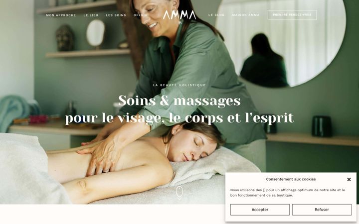 Screenshot of ammarennes.fr