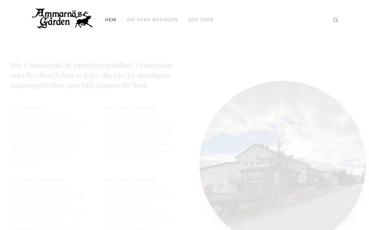 Screenshot of ammarnasgarden.se