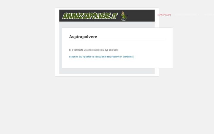 Screenshot of ammazzapolvere.it