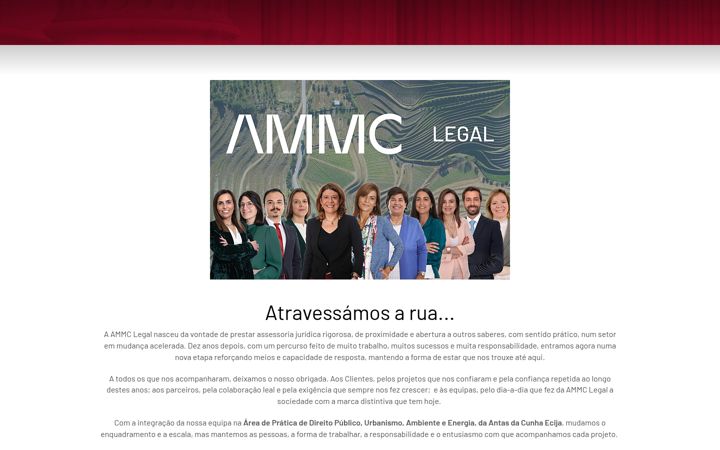 Screenshot of ammclegal.pt