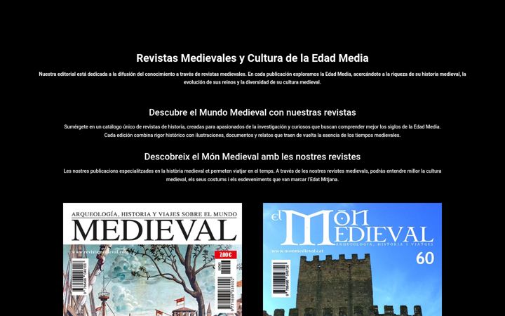 Screenshot of ammedieval.org