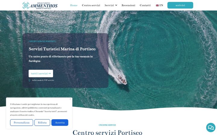 Screenshot of ammenthos.it