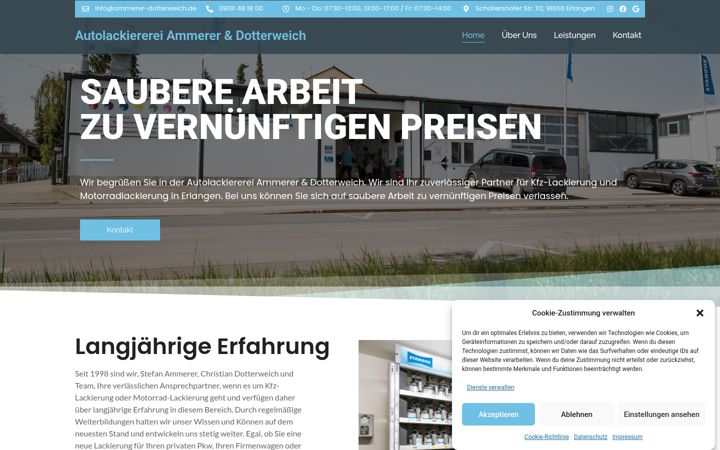 Snímek obrazovky ammerer-dotterweich.de